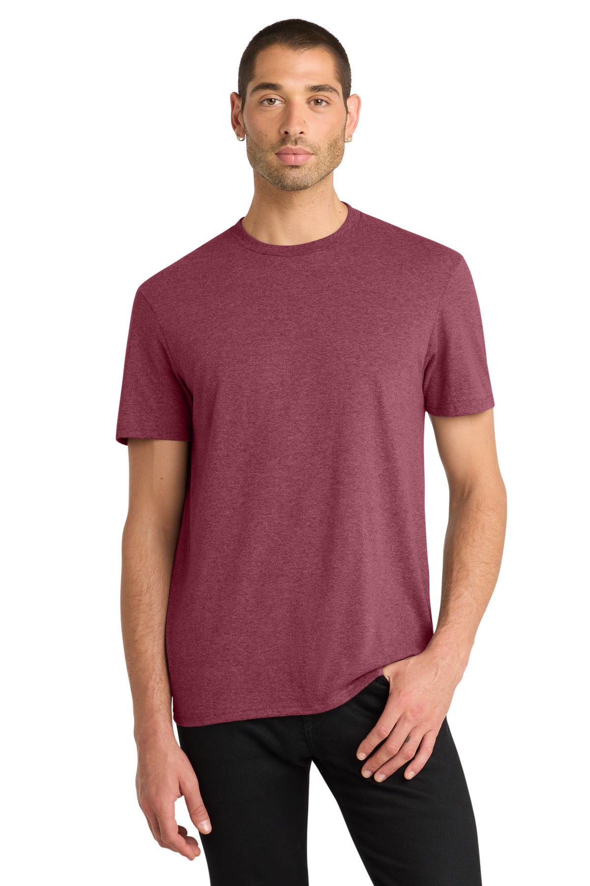 District Very Important Tee - Heathered Cardinal