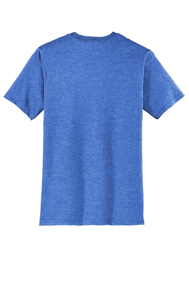 District Very Important Tee - Heathered Royal flat back
