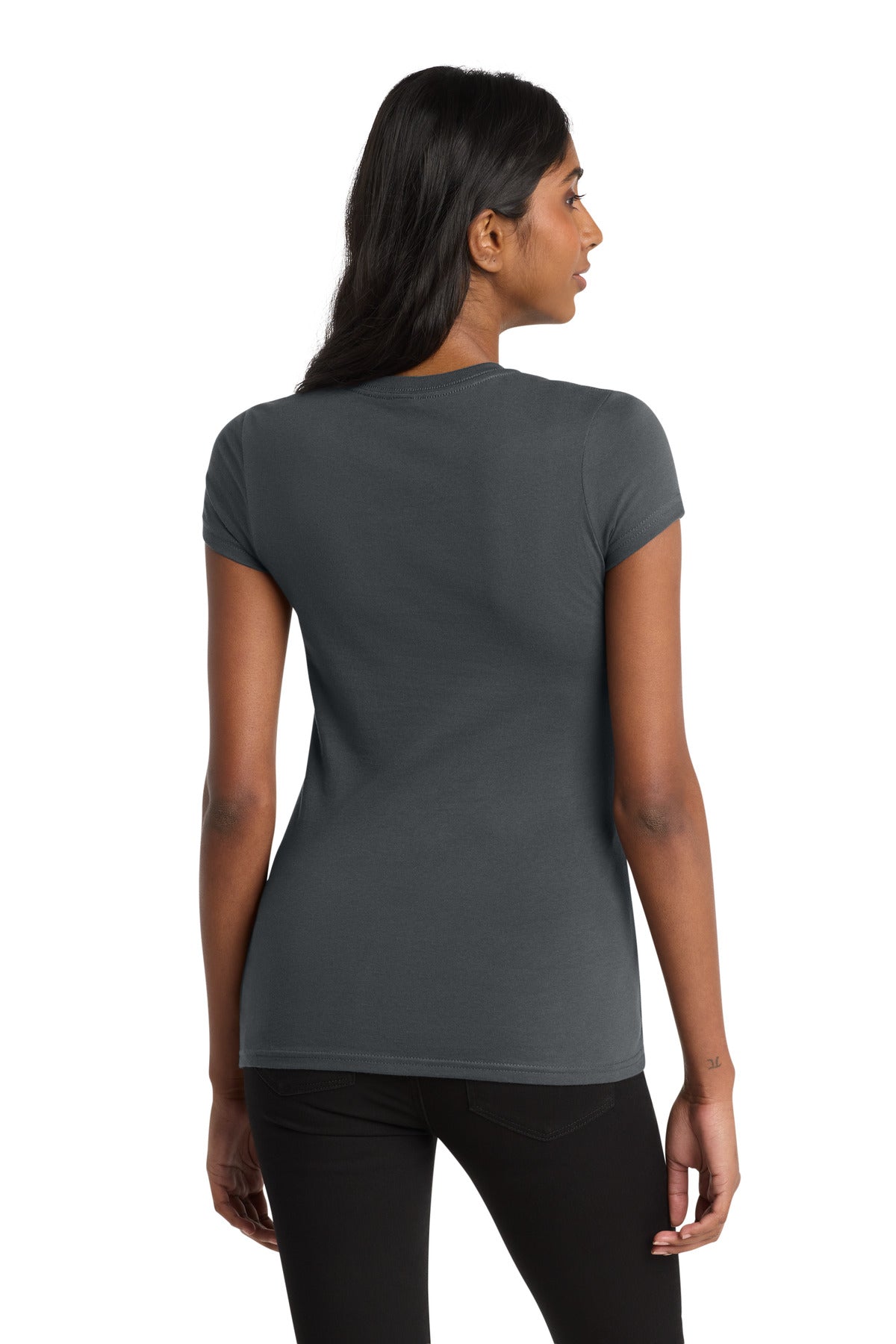 District Women's Fitted Very Important Tee - Charcoal