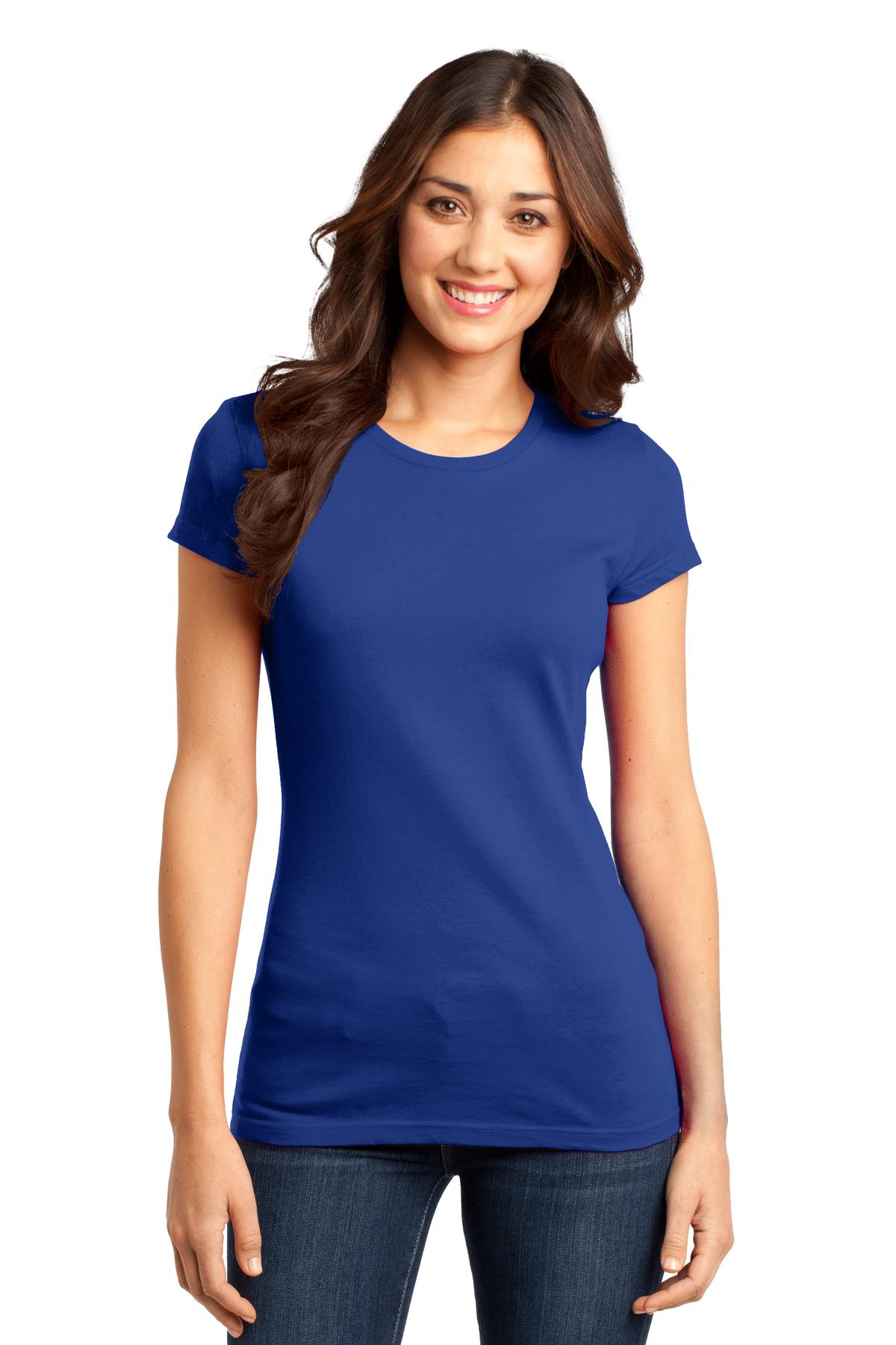 District Women's Fitted Very Important Tee - Deep Royal