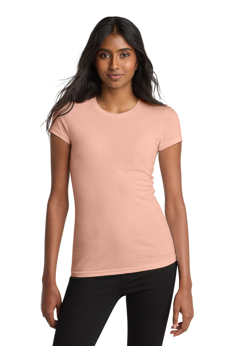 District Women's Fitted Very Important Tee - Dusty Peach
