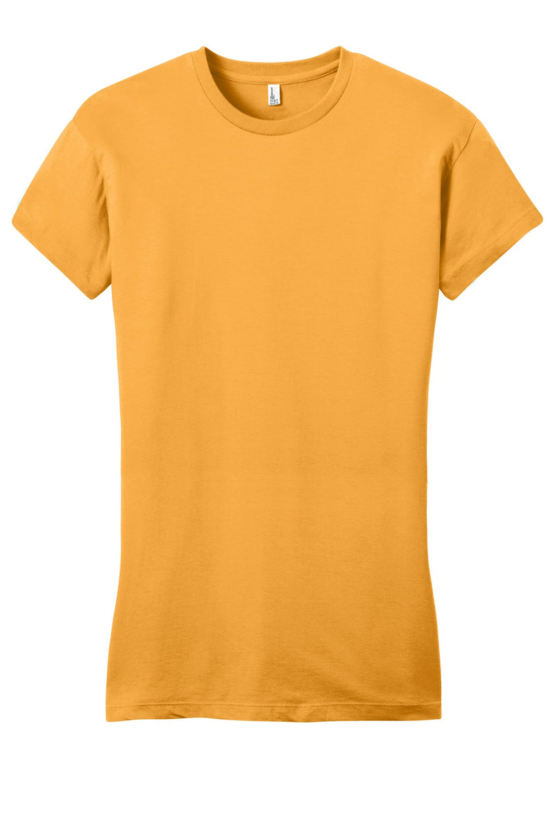 District Women's Fitted Very Important Tee - Gold