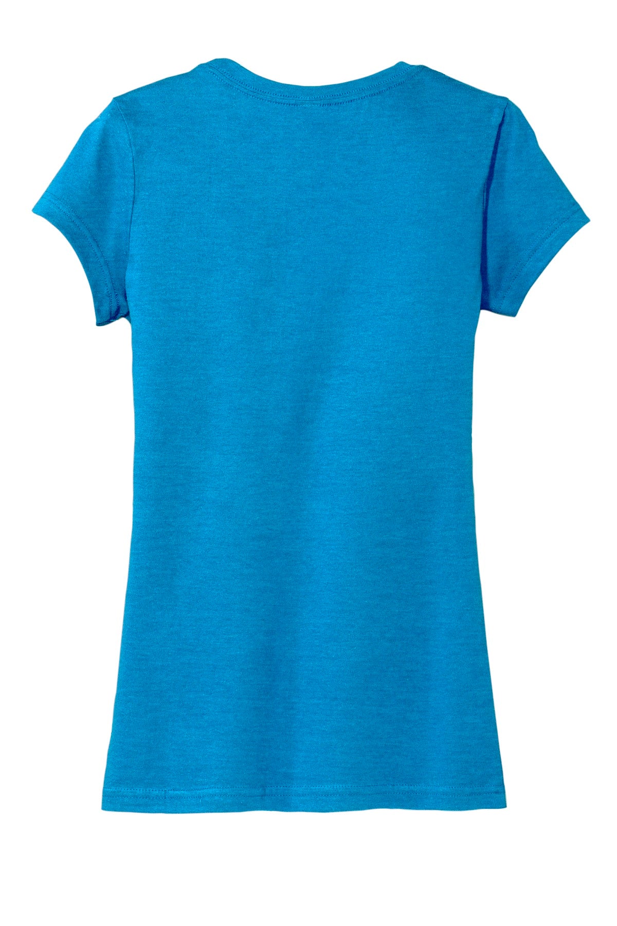 District Women's Fitted Very Important Tee - Heathered Bright Turquoise