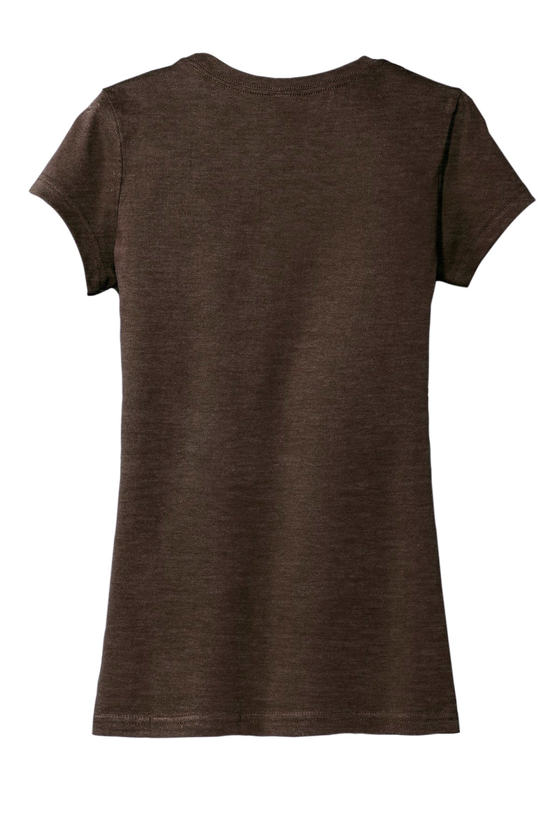 District Women's Fitted Very Important Tee - Heathered Brown