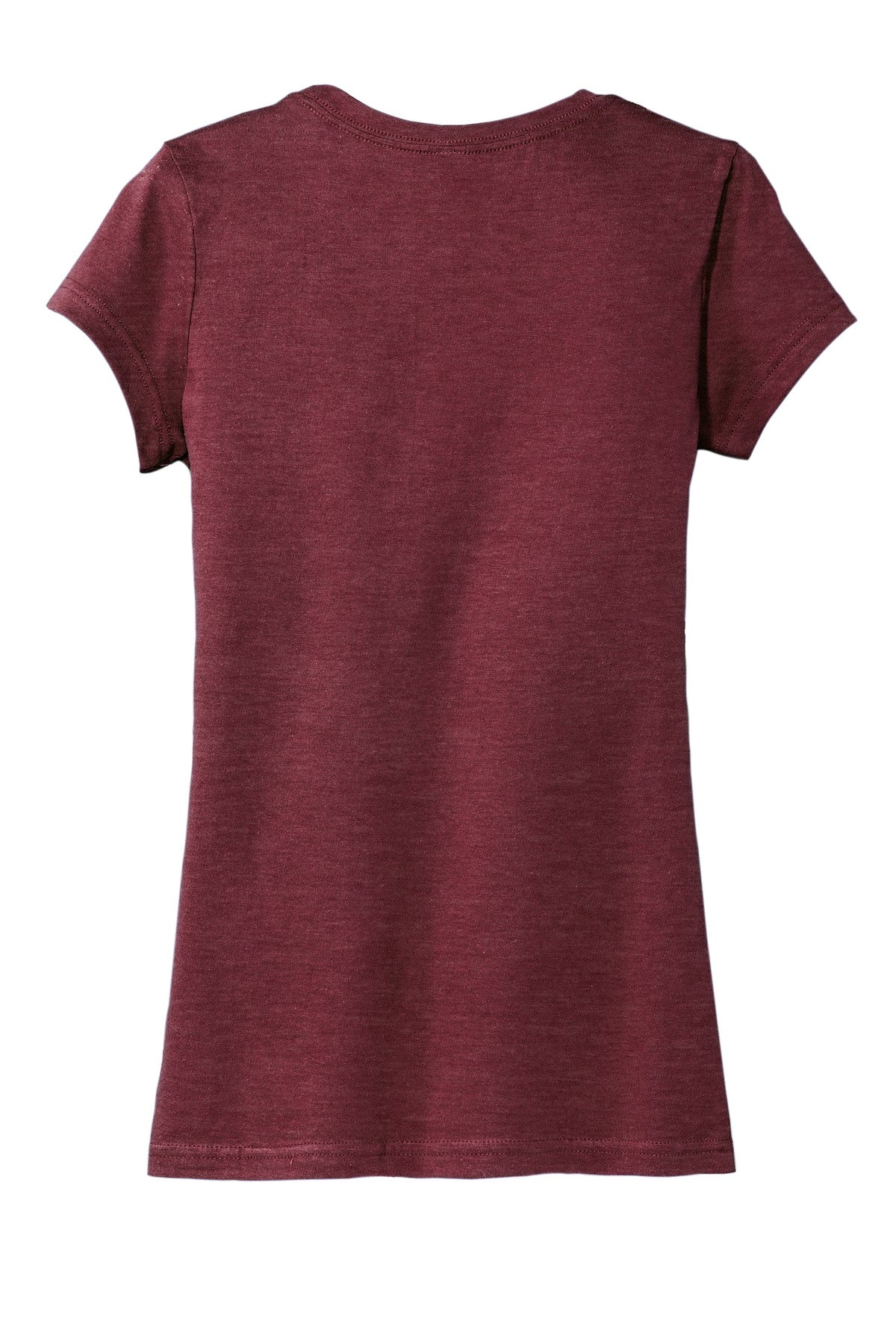 District Women's Fitted Very Important Tee - Heathered Cardinal