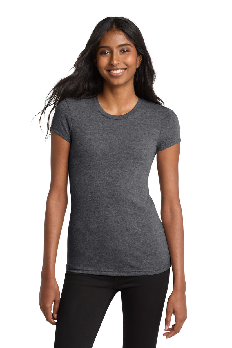 District Women's Fitted Very Important Tee - Heathered Charcoal