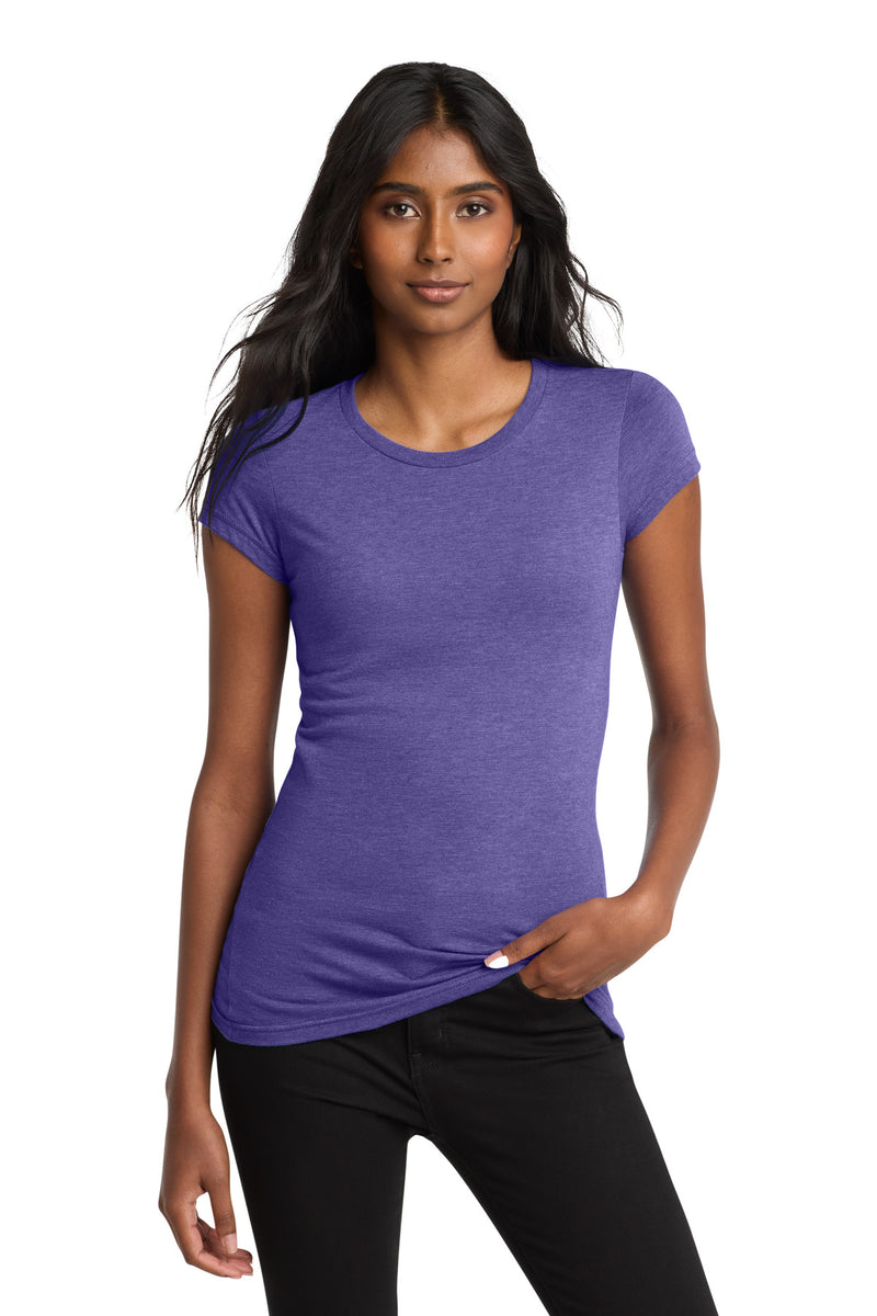 District Women's Fitted Very Important Tee - Heathered Purple
