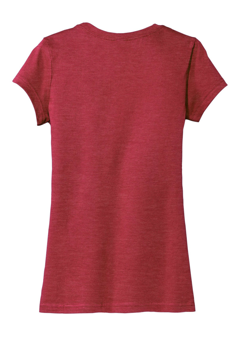 District Women's Fitted Very Important Tee - Heathered Red