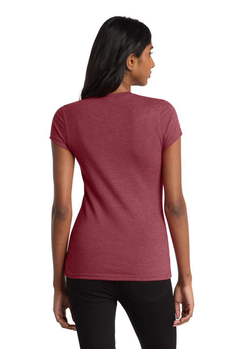District Women's Fitted Very Important Tee - Heathered Red