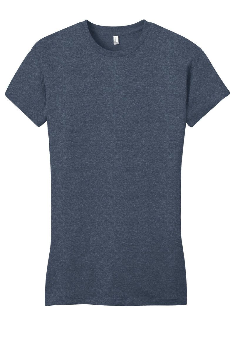 District Women's Fitted Very Important Tee - Heathered Navy