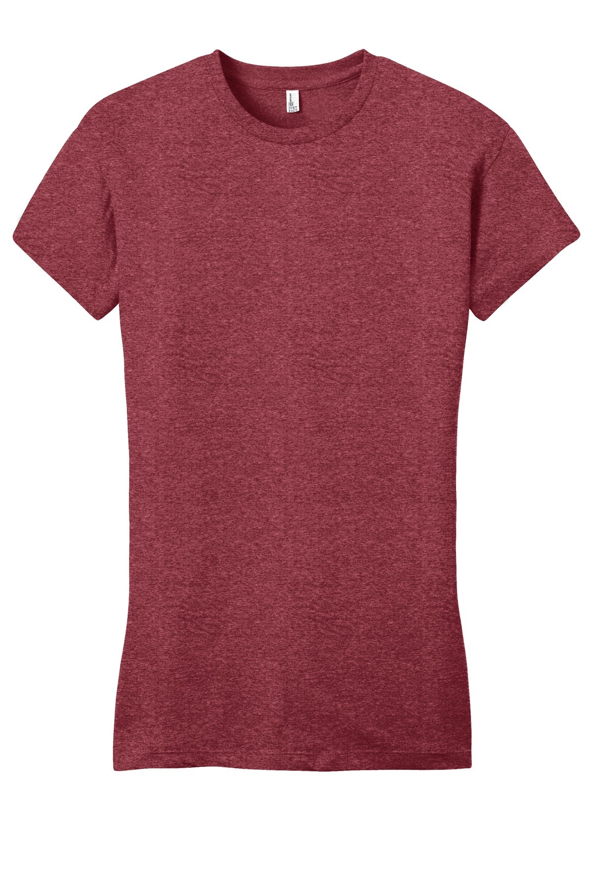 District Women's Fitted Very Important Tee - Heathered Red