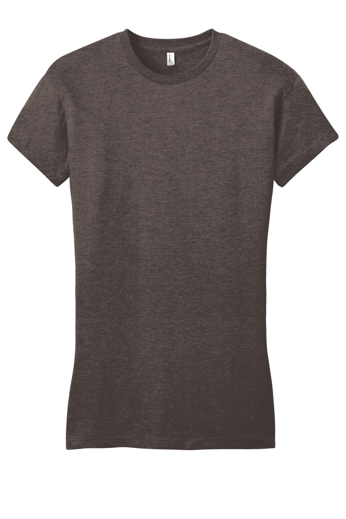 District Women's Fitted Very Important Tee - Heathered Brown