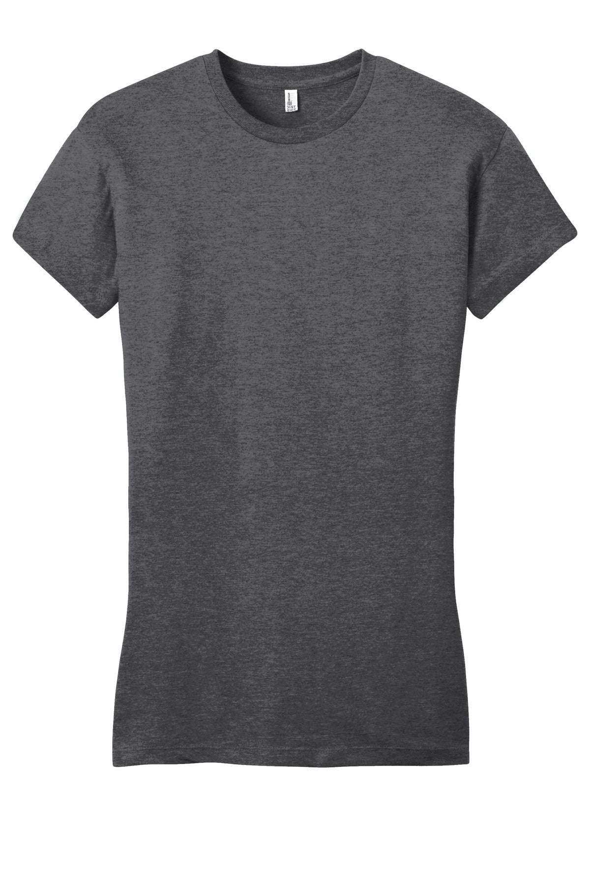 District Women's Fitted Very Important Tee - Heathered Charcoal