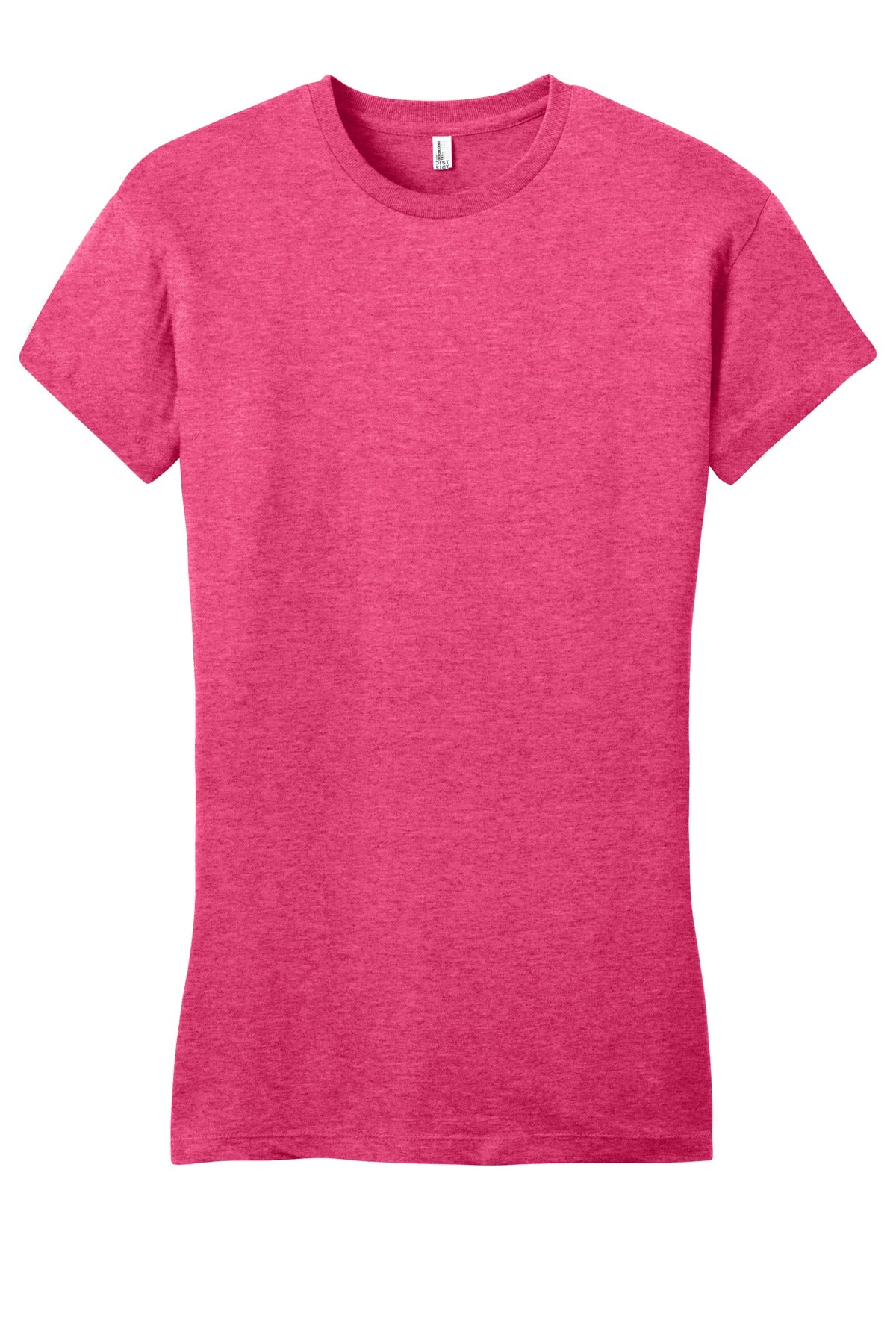 District Women's Fitted Very Important Tee - Heathered Watermelon
