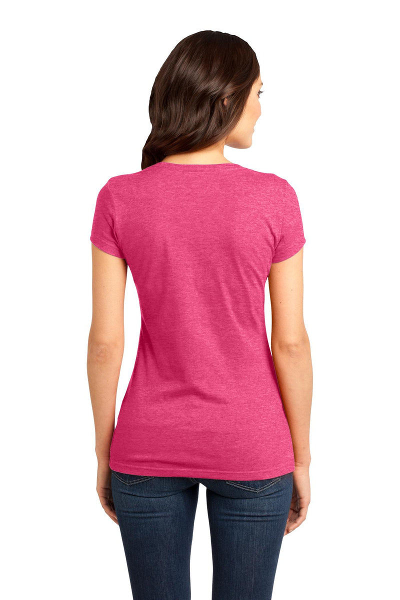 District Women's Fitted Very Important Tee - Heathered Watermelon