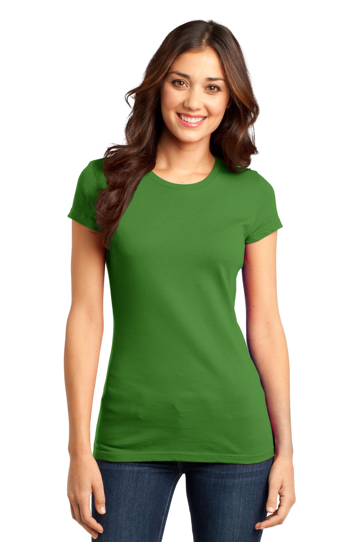 District Women's Fitted Very Important Tee - Kiwi Green