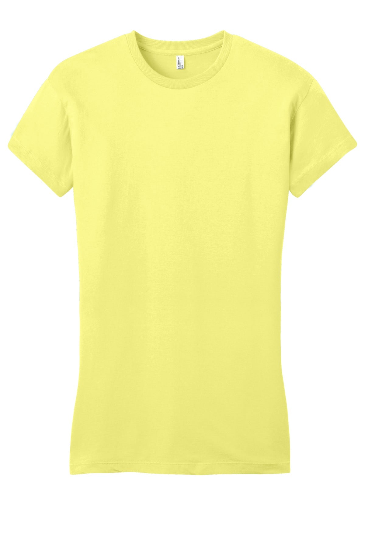 District Women's Fitted Very Important Tee - Lemon Yellow