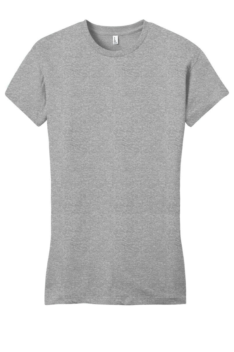 District Women's Fitted Very Important Tee - Light Heather Grey