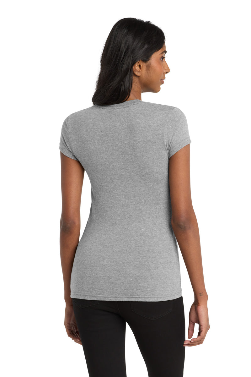 District Women's Fitted Very Important Tee - Light Heather Grey