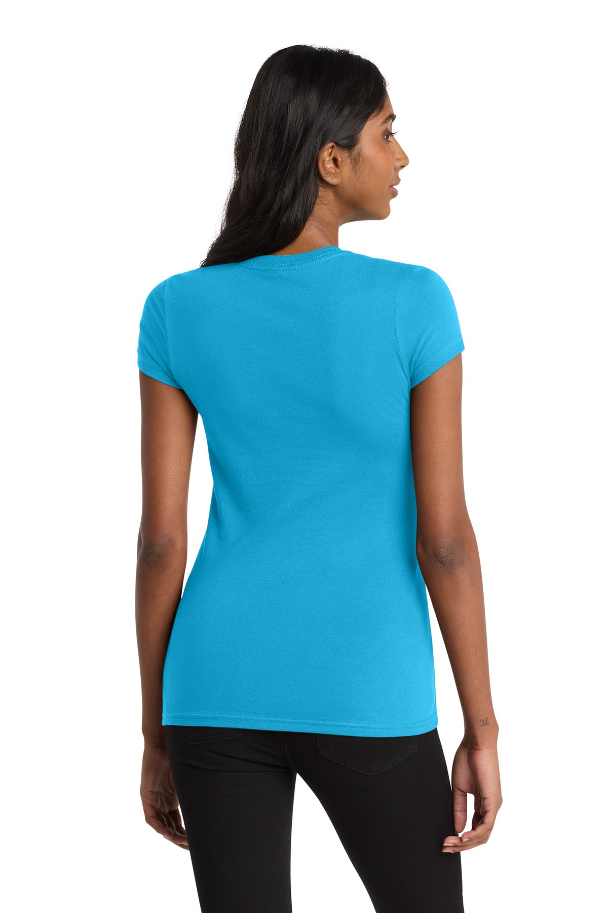 District Women's Fitted Very Important Tee - Light Turquoise