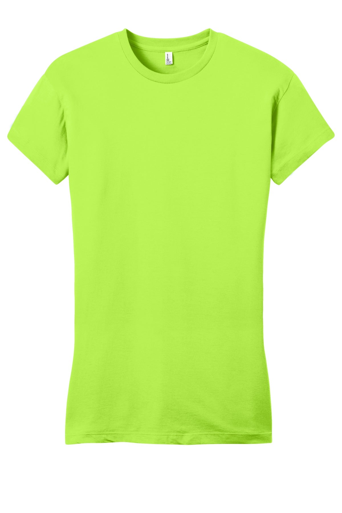 District Women's Fitted Very Important Tee - Lime Shock