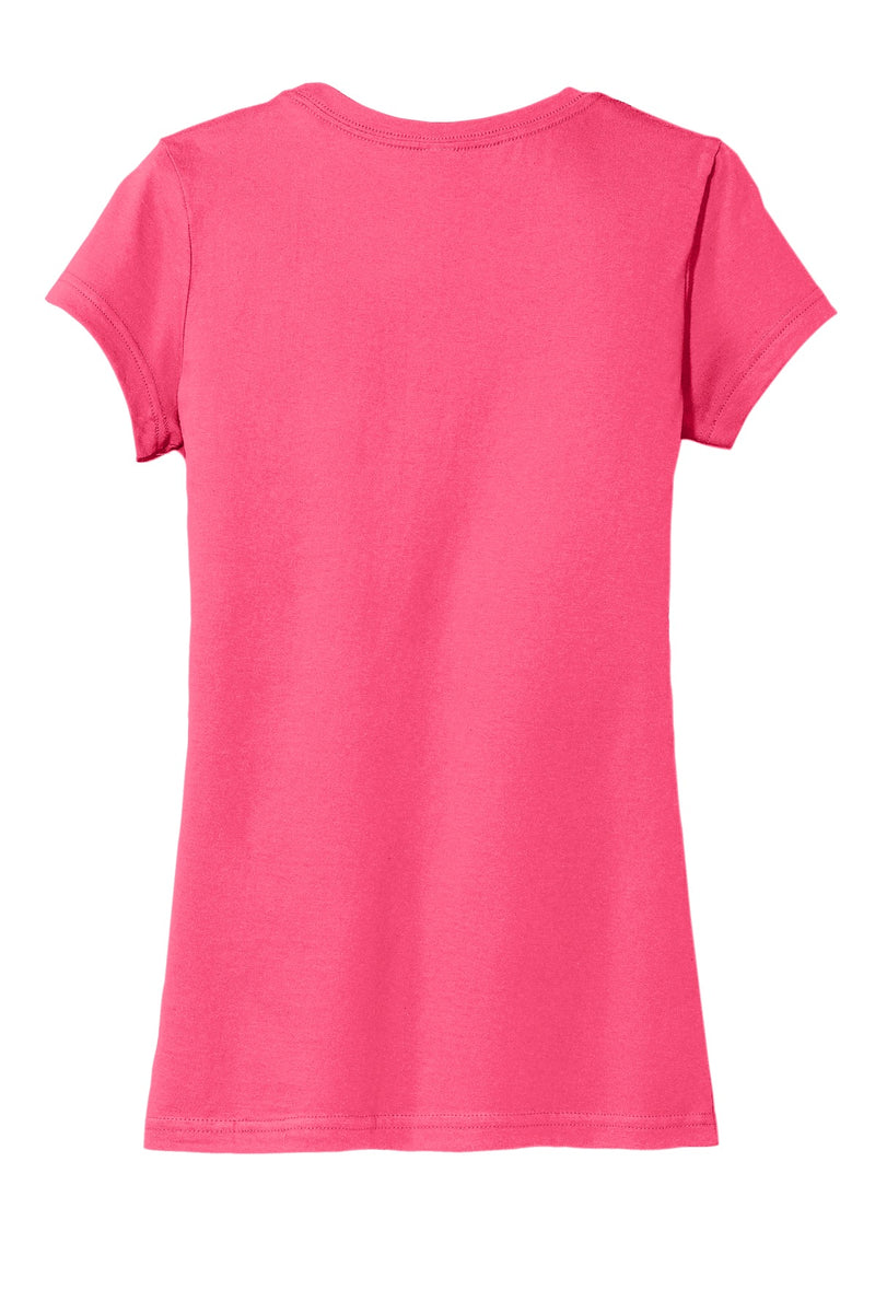 District Women's Fitted Very Important Tee - Neon Pink