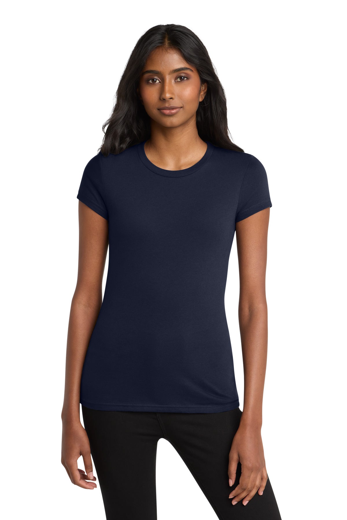 District Women's Fitted Very Important Tee - New Navy