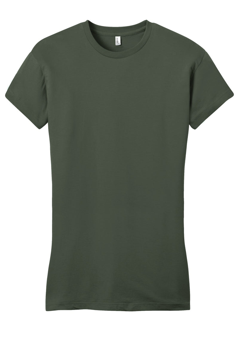 District Women's Fitted Very Important Tee - Olive
