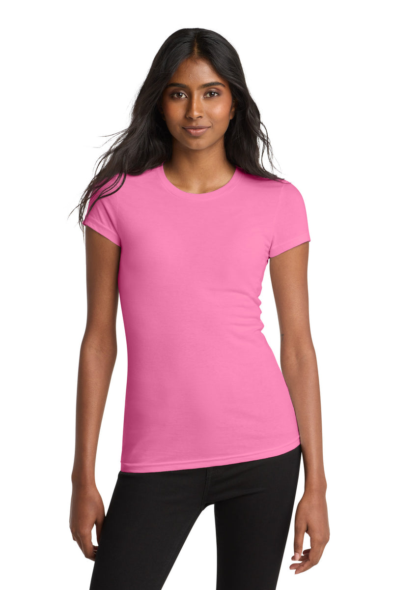 District Women's Fitted Very Important Tee - True Pink