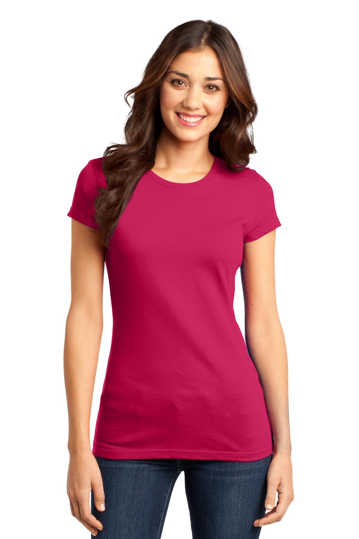 District Women's Fitted Very Important Tee - Watermelon