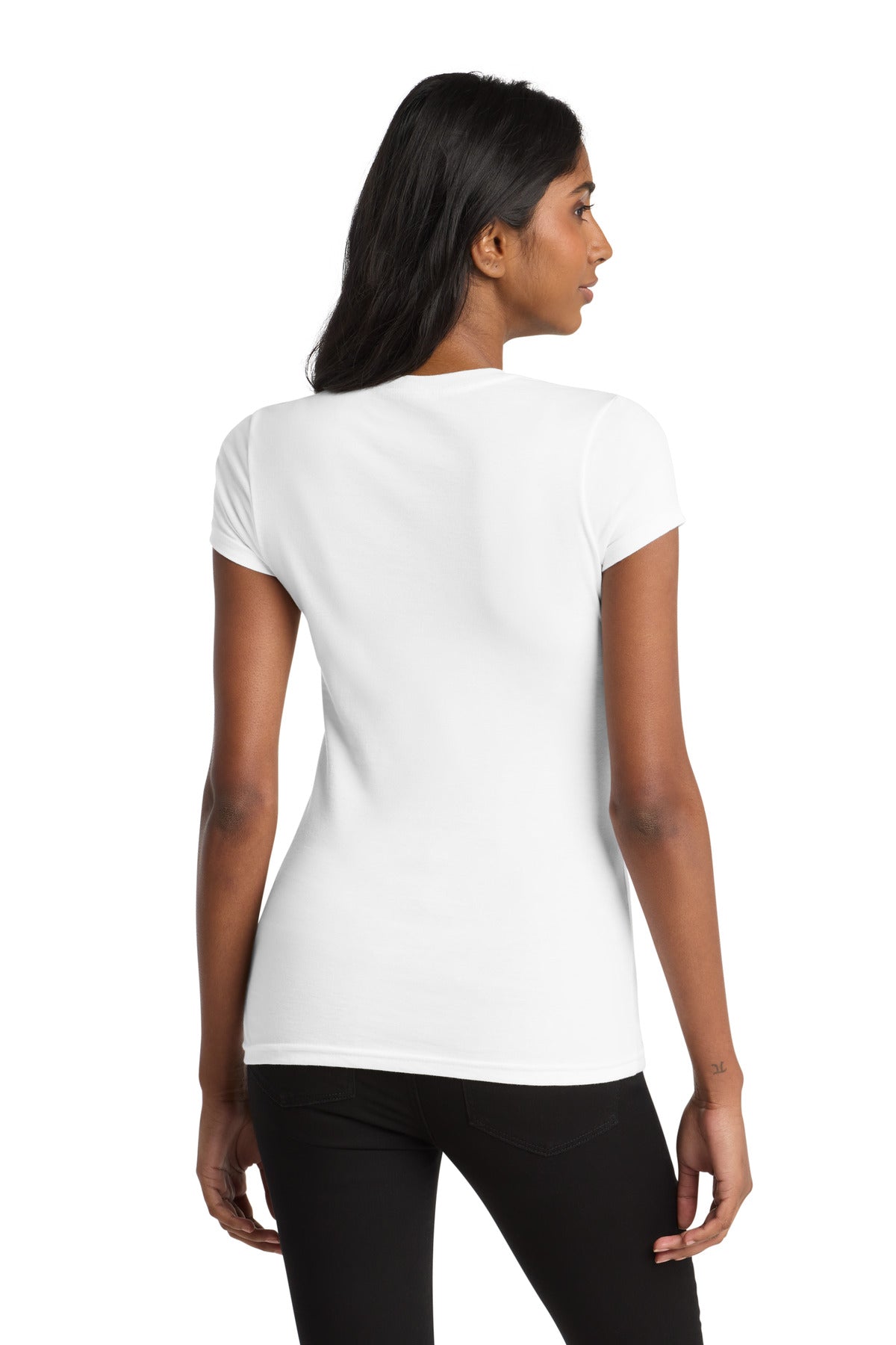 District Women's Fitted Very Important Tee - White