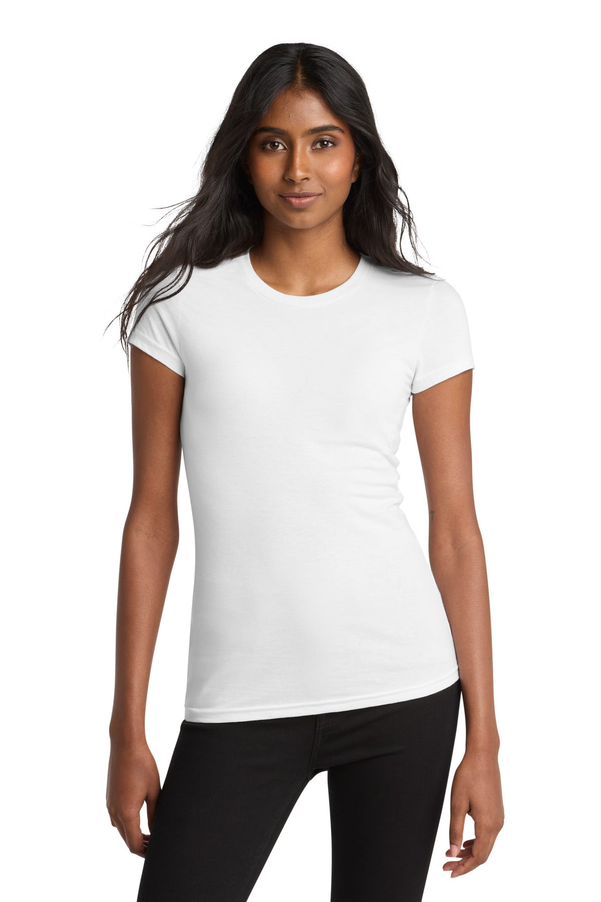 District Women's Fitted Very Important Tee - White