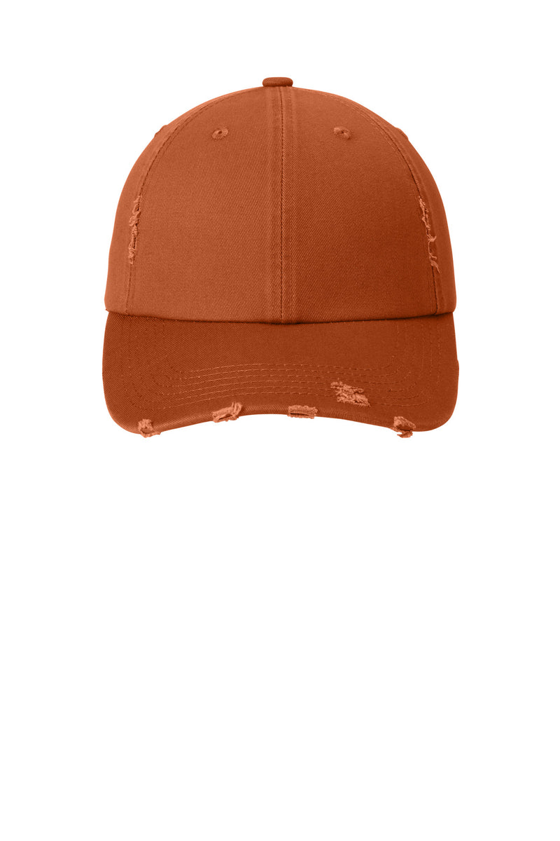 District Distressed Cap - Burnt Orange