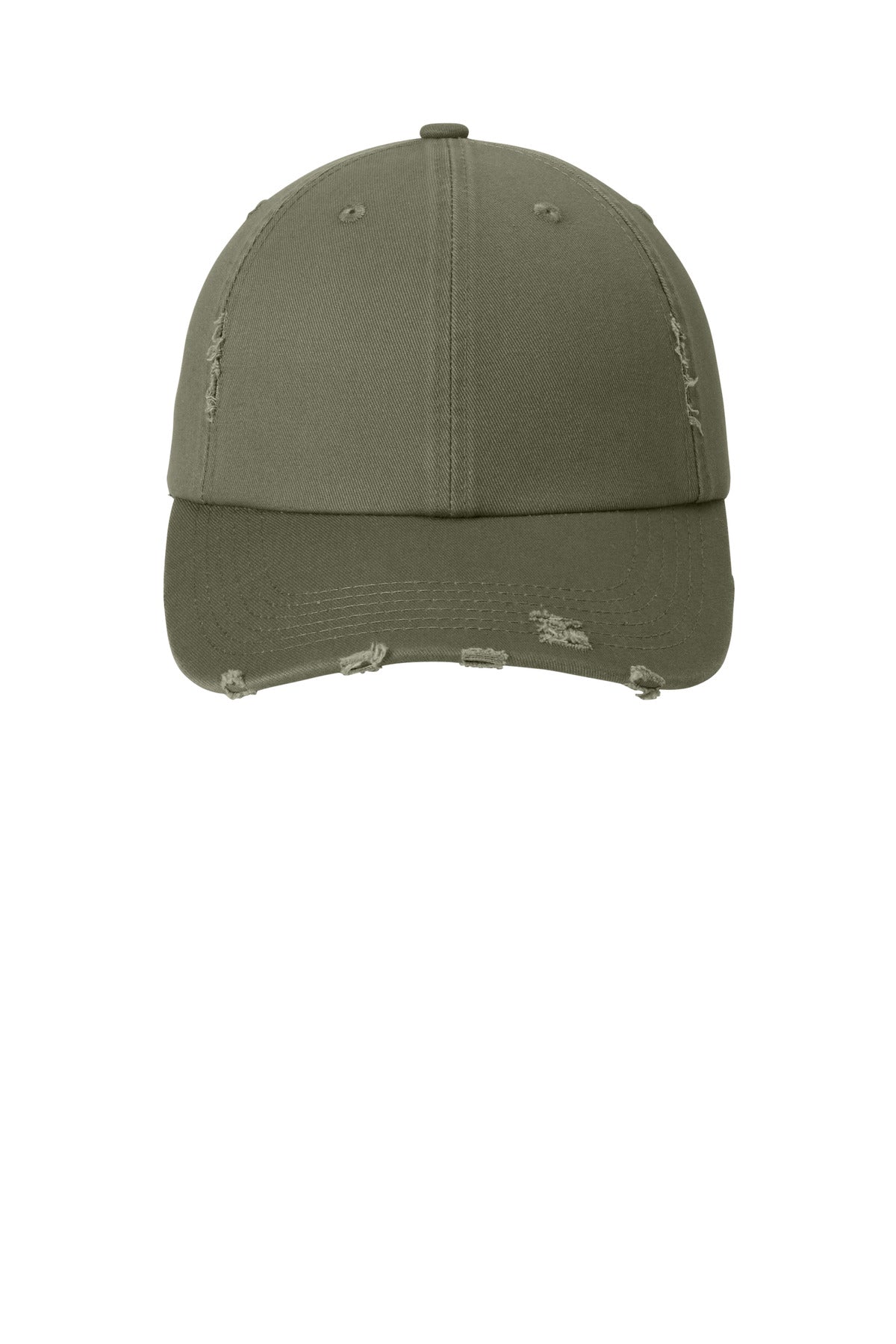 District Distressed Cap - Light Olive