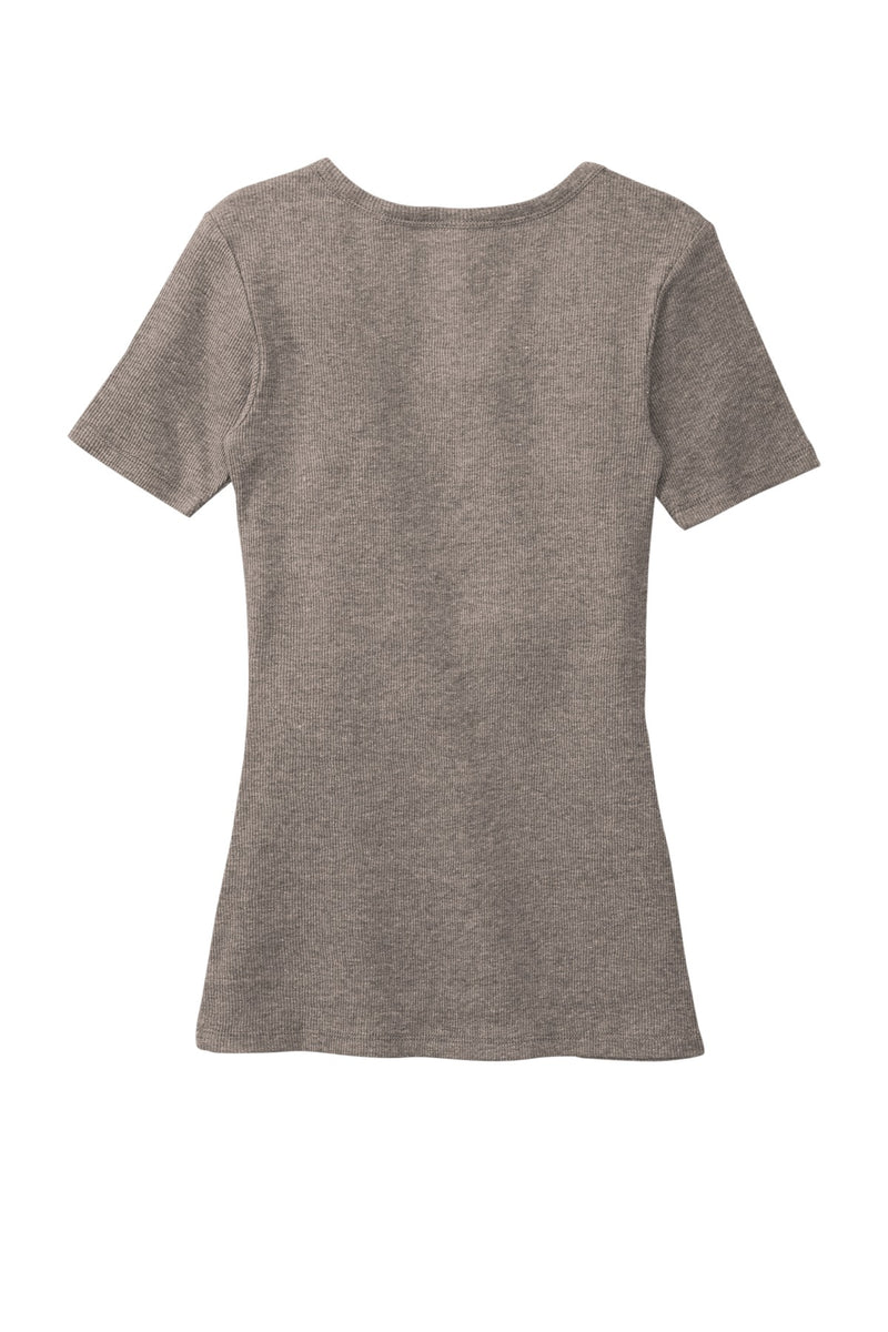 District Women's V.I.T.Rib Scoop Neck Tee - Grey Frost