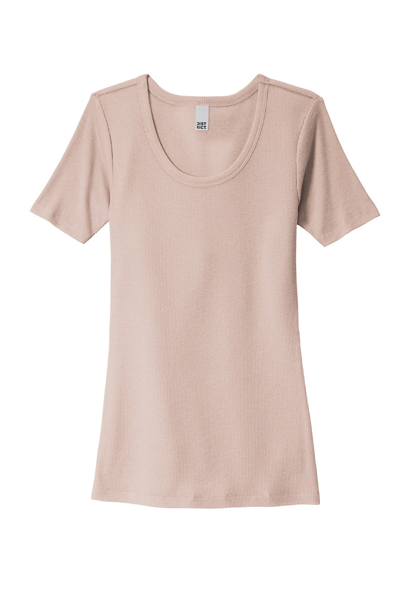 District Women's V.I.T.Rib Scoop Neck Tee - Smokey Iris