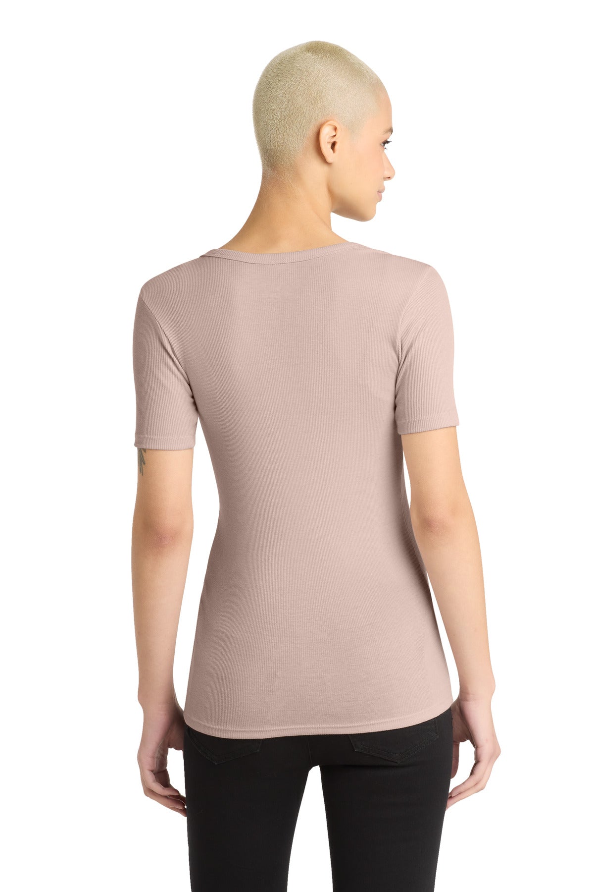 District Women's V.I.T.Rib Scoop Neck Tee - Smokey Iris