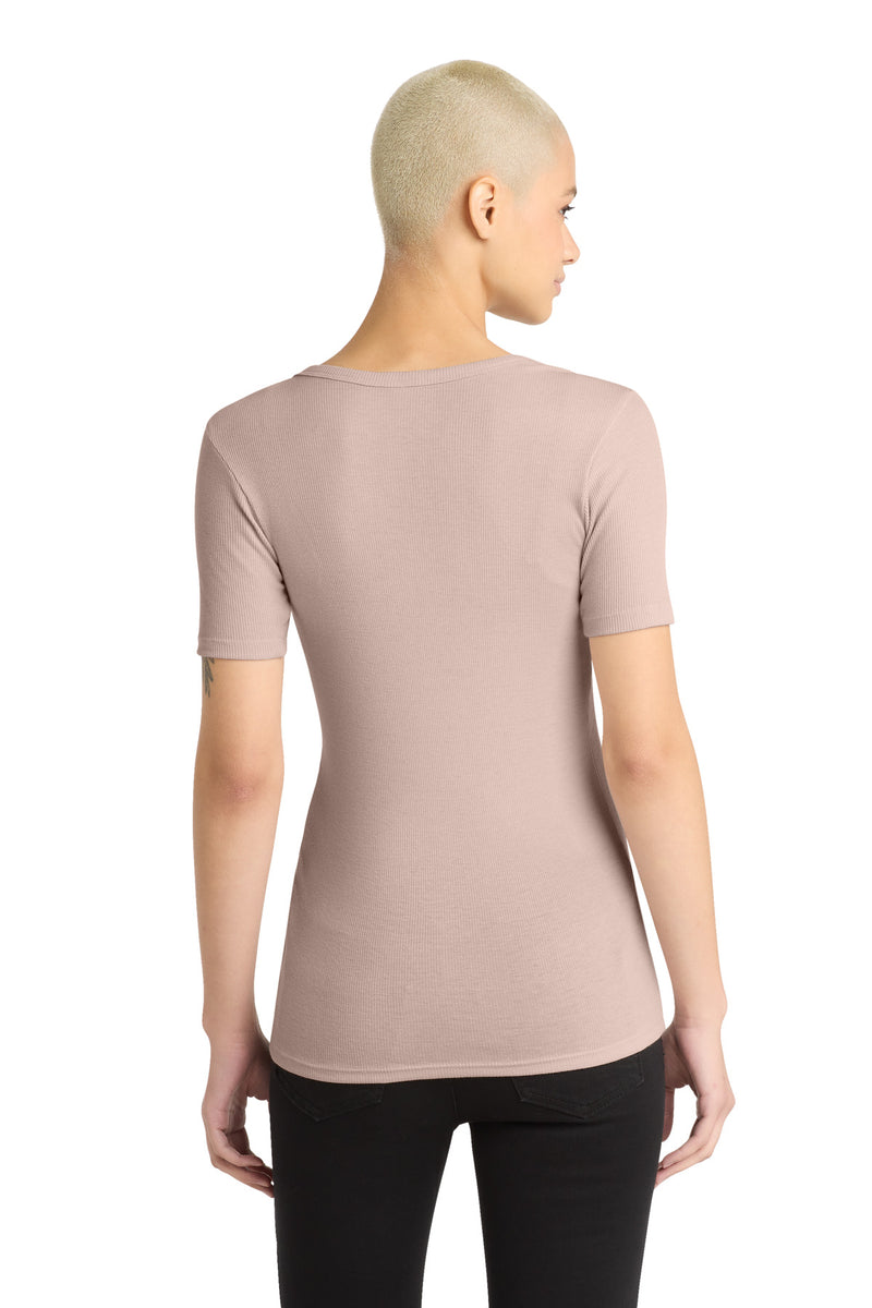 District Women's V.I.T.Rib Scoop Neck Tee - Smokey Iris