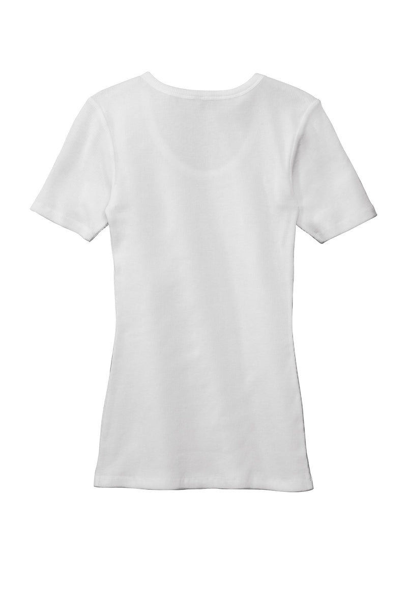 District Women's V.I.T.Rib Scoop Neck Tee - White