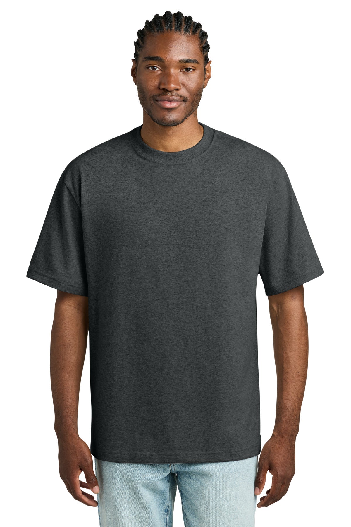 District Heavyweight Very Important Tee - Heathered Charcoal