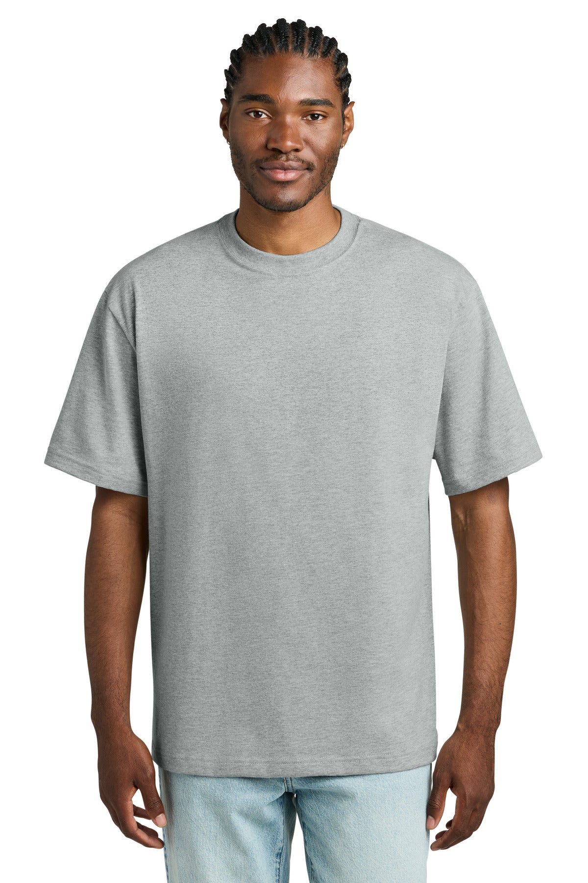 District Heavyweight Very Important Tee - Light Heather Grey