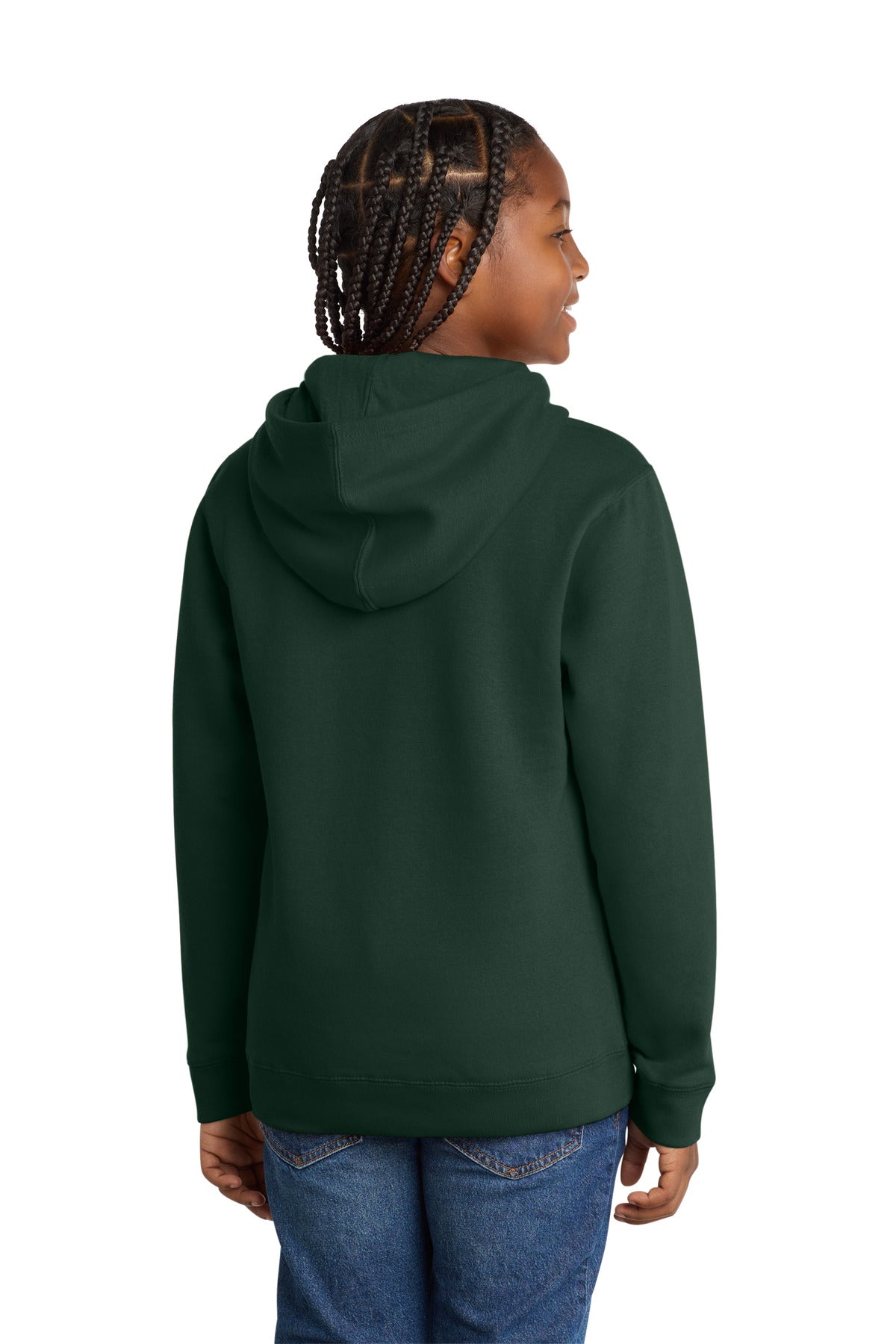 District Youth V.I.T.Fleece Hoodie - Forest Green
