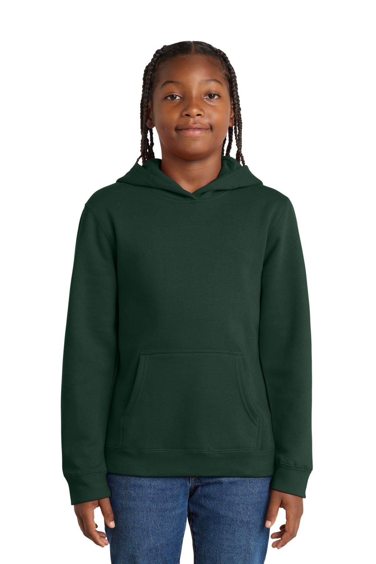 District Youth V.I.T.Fleece Hoodie - Forest Green
