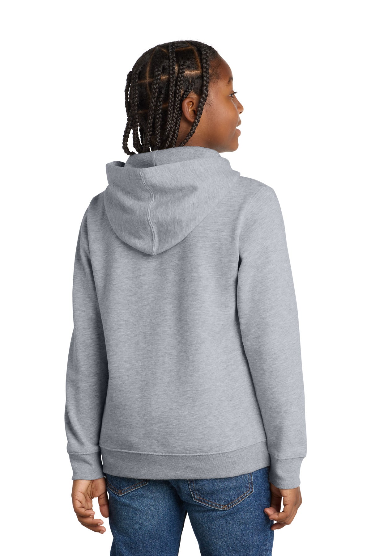 District Youth V.I.T.Fleece Hoodie - Light Heather Grey