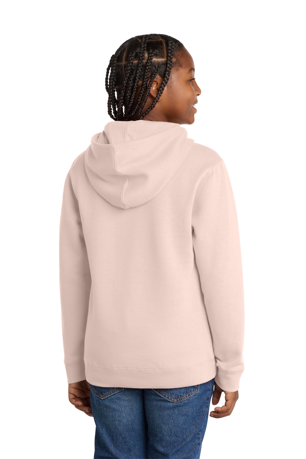 District Youth V.I.T.Fleece Hoodie - Rosewater Pink