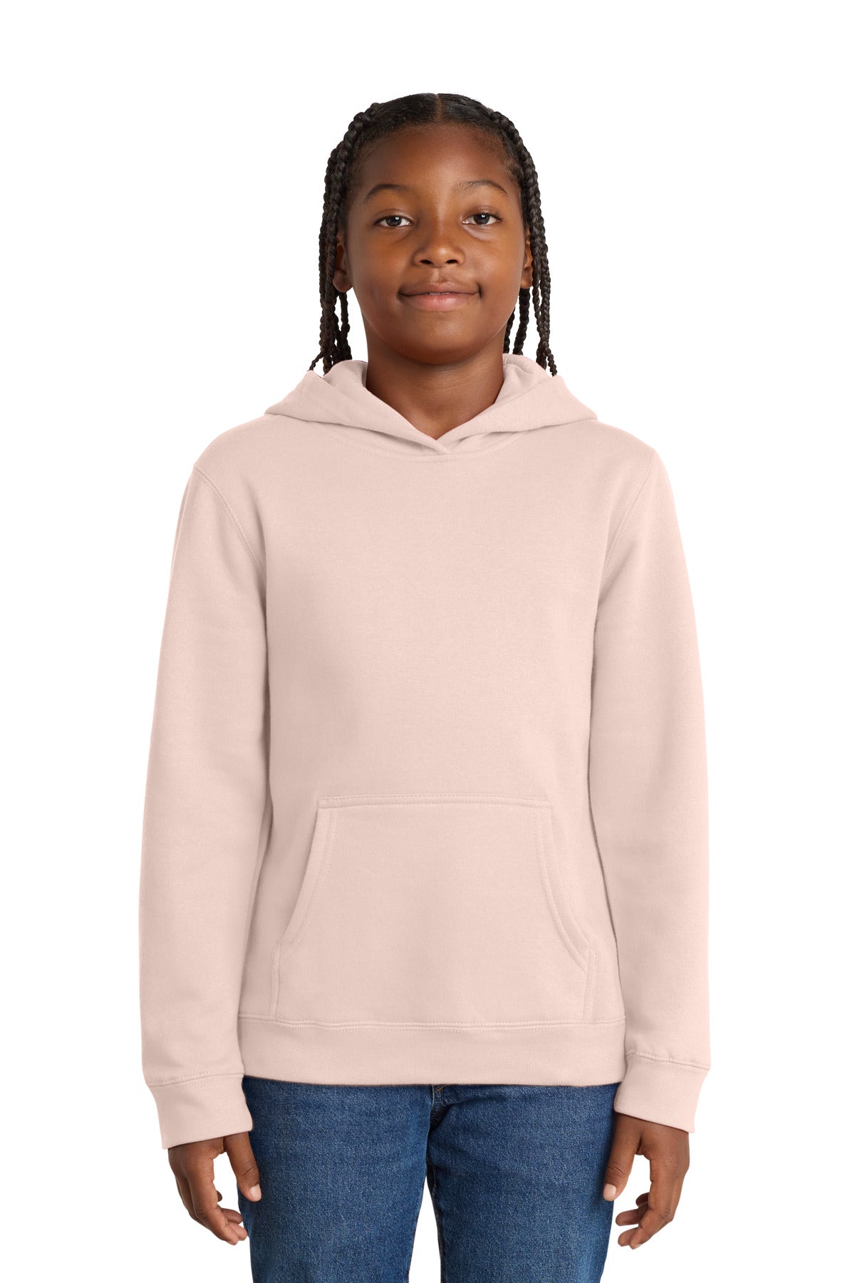 District Youth V.I.T.Fleece Hoodie - Rosewater Pink