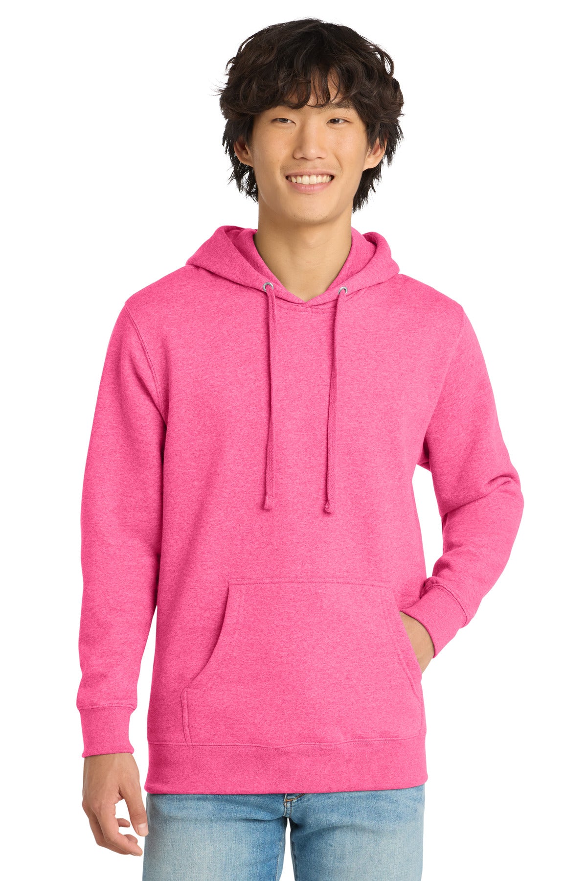 District V.I.T.Fleece Hoodie - Awareness Pink Heather