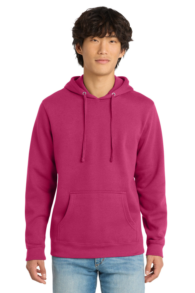 District V.I.T.Fleece Hoodie - Dark Fuchsia