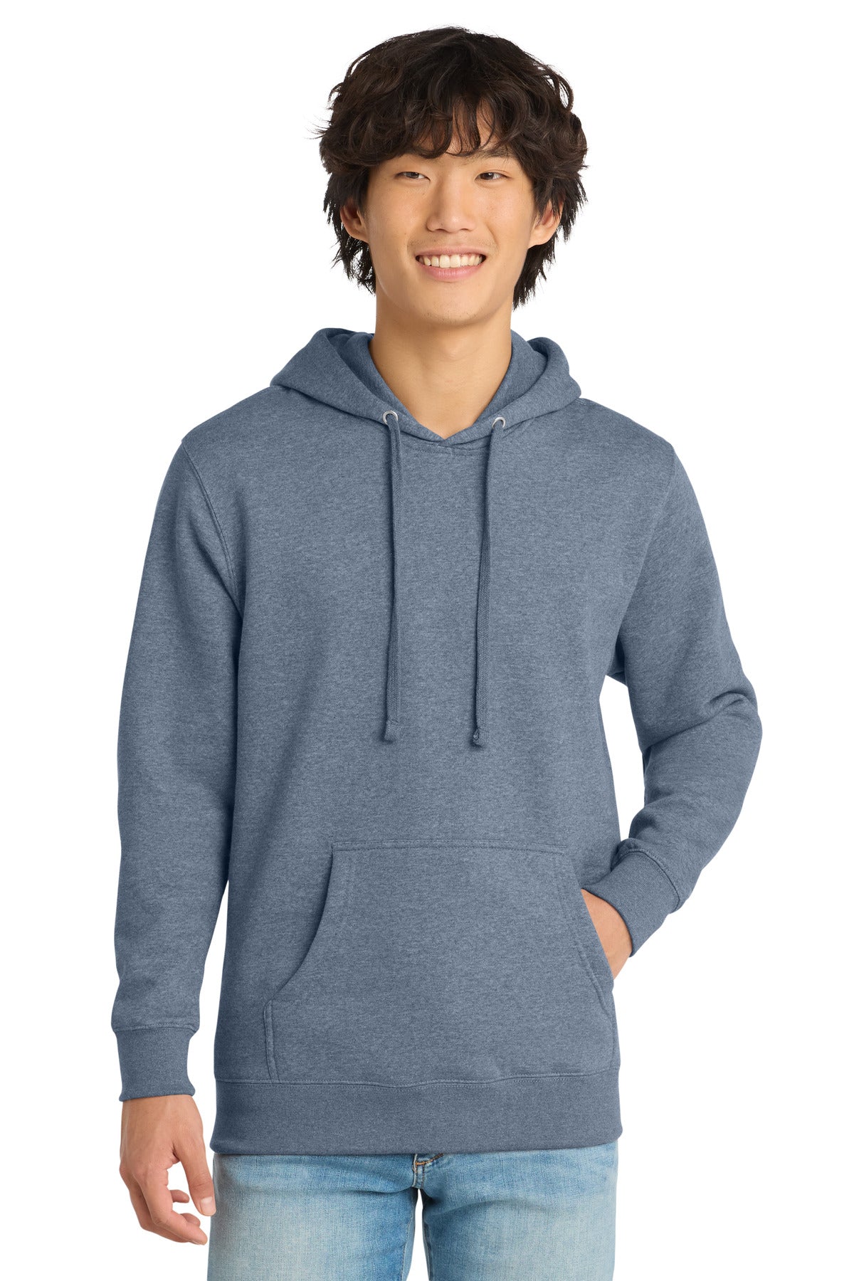 District V.I.T.Fleece Hoodie - Flint Blue Heather
