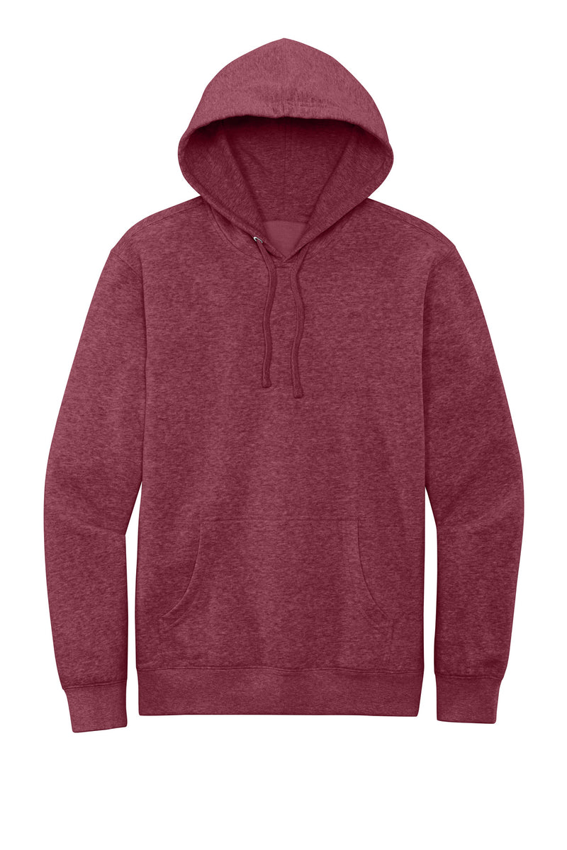 District V.I.T.Fleece Hoodie - Heathered Cardinal